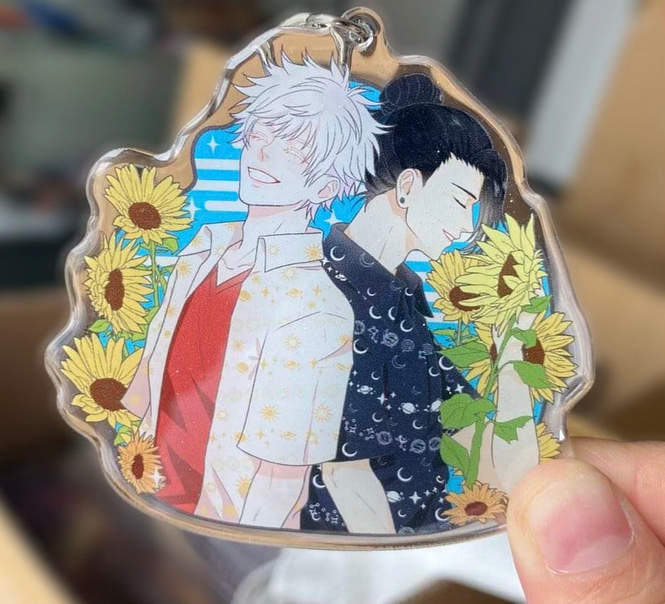Happier times Keychain
