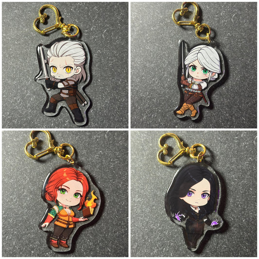 Witch3r Keychains